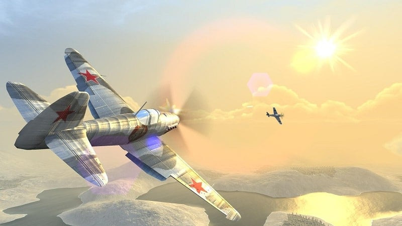 Warplanes WW2 Dogfight mod android - Trở thành phi công xuất sắc