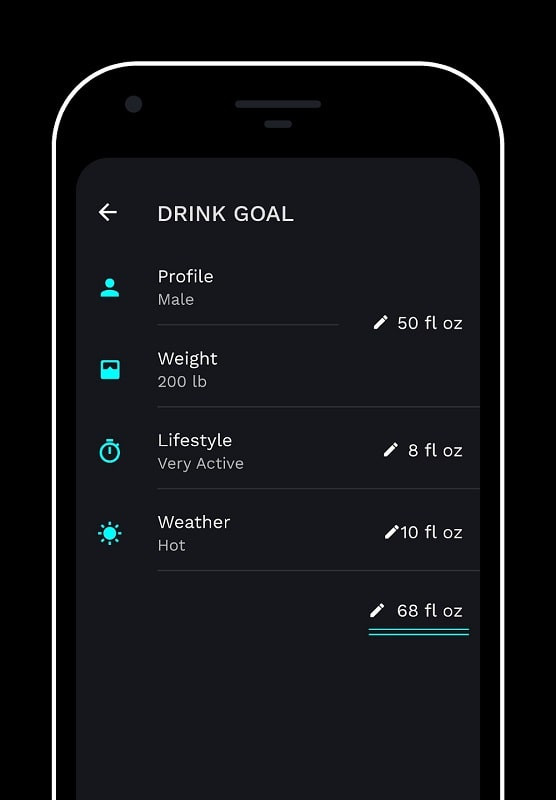 Water Tracker MOD APK miễn phí trên Android