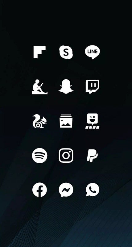 Whicons app icon on a white background with rounded corners.