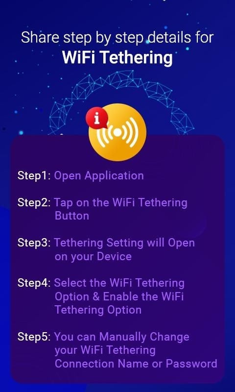 WiFi Tethering: Internet Sharing - Portable WiFi Hotspot