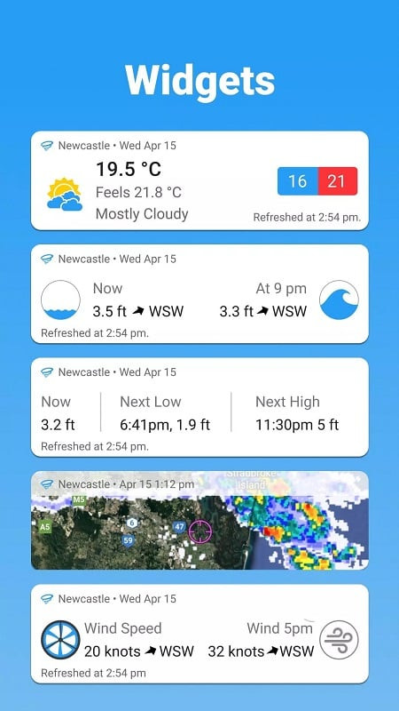 WillyWeather APK real-time weather map