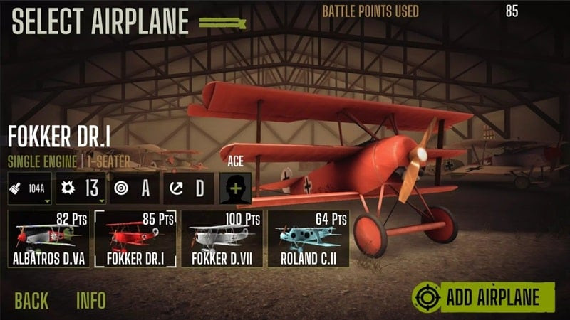 Wings of Glory MOD APK warplanes screenshot