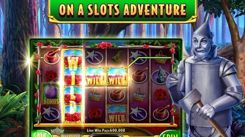 Wizard of Oz Slots MOD APK Gameplay