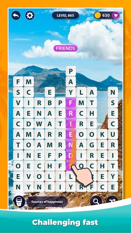 Word Surf MOD APK gameplay