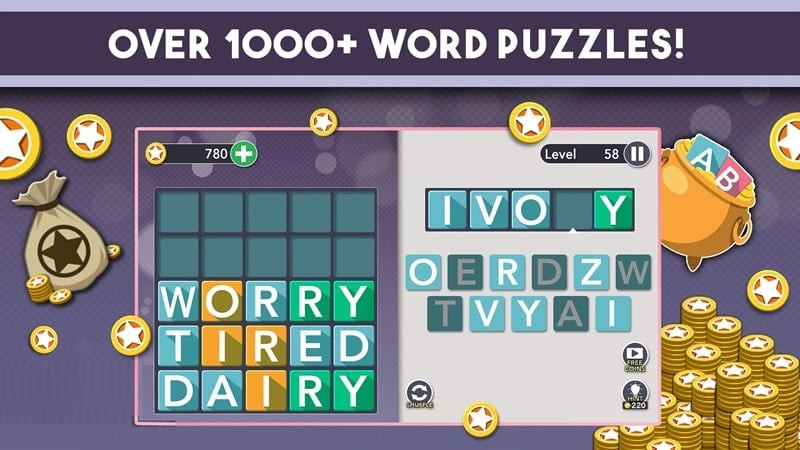 Wordlook offline play screenshot