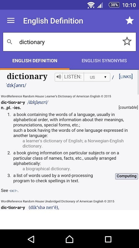 WordReference.com Dictionaries MOD APK Screenshot