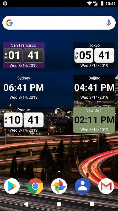 World Clock Widget 2023 Pro App Widget