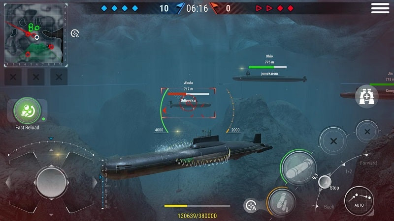 World of Submarines multiplayer gameplay