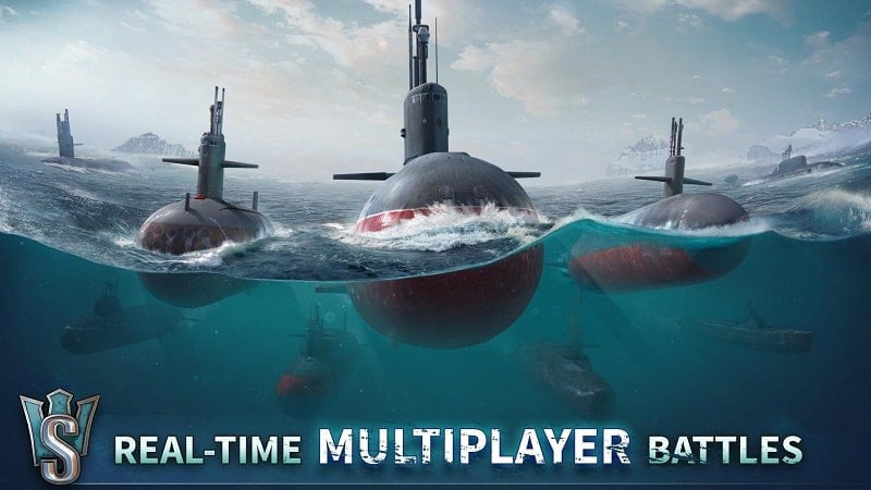 Variety of submarines in World of Submarines