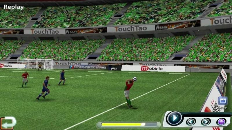 World Soccer League MOD APK gameplay screenshot