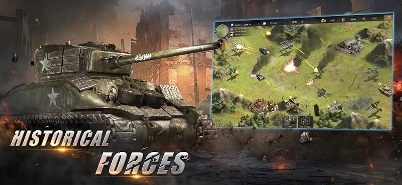 World War 2 MOD APK Weapons