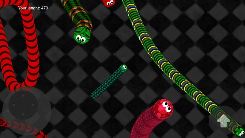 Worm War MOD APK Food