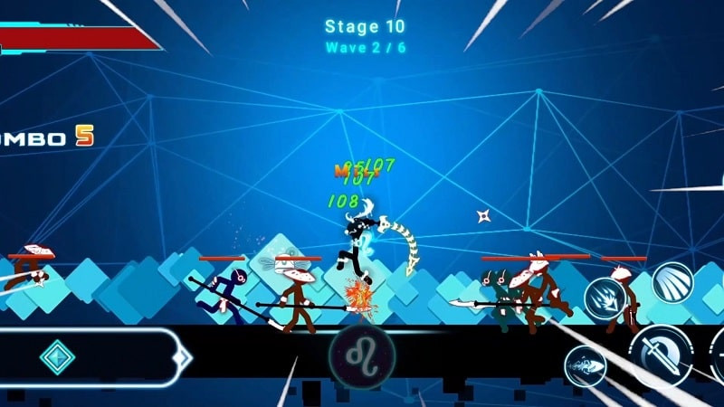 Stickman Ghost 2 MOD APK planets screenshot