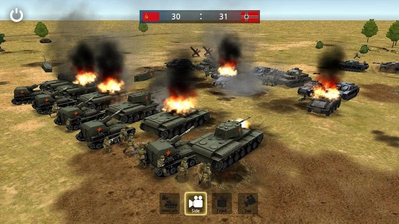 WW2 Battle Front Simulator MOD APK features