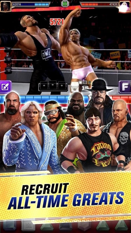 WWE Champions 2021 roster screenshot