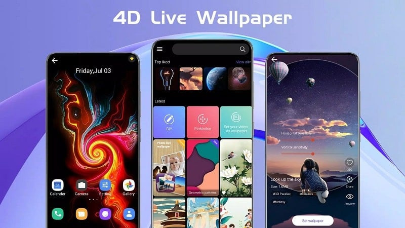 X Live Wallpaper APK screenshot