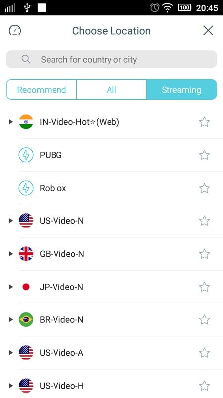 X-VPN MOD APK interface