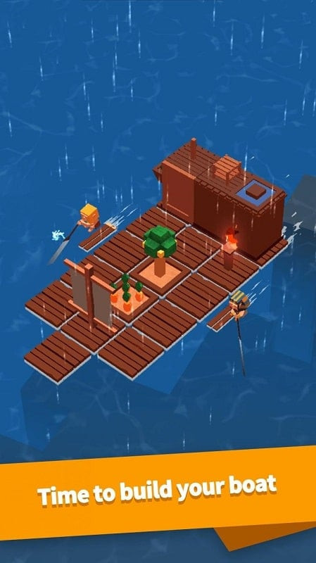 Building a house at sea in Idle Arks