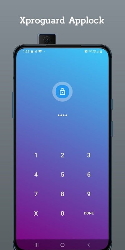 Xproguard AppLock settings