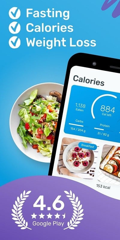 YAZIO MOD APK - Calorie Tracking Interface