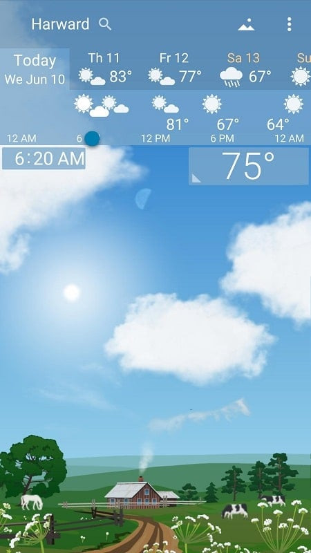 YoWindow Weather Unlimited MOD APK screenshot