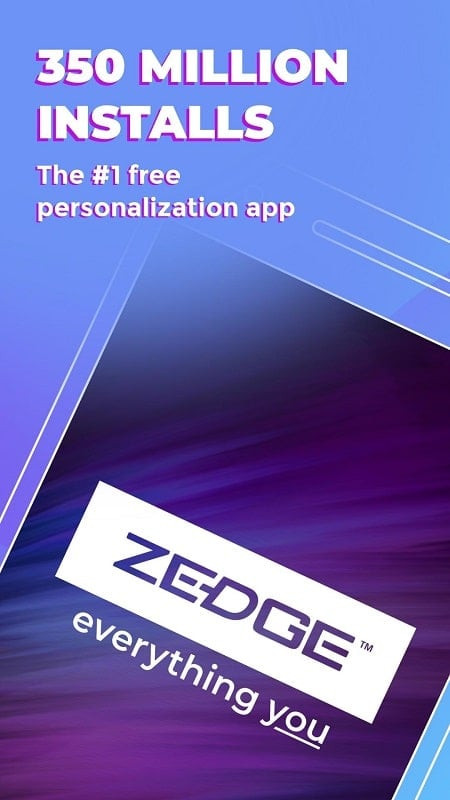 ZEDGE Wallpapers & Ringtones showcasing various wallpaper categories