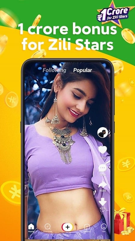 Zili Short Video MOD APK Content Screenshot