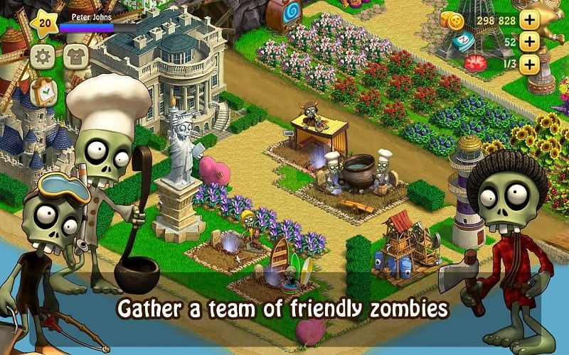 Zombie Castaways farm screenshot