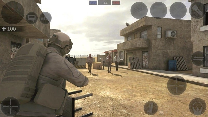 Zombie Combat Simulator Mod Free Screenshot