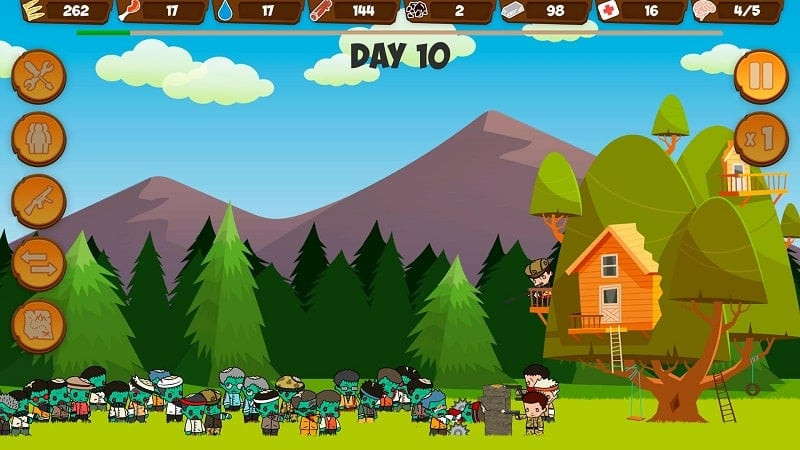 Teamwork in Zombie Forest HD: Survival