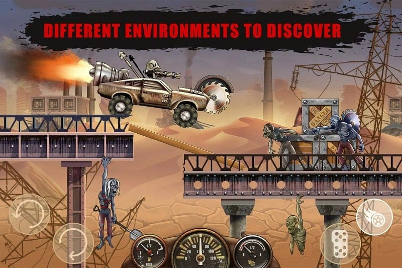 Zombie Hill Racing MOD APK Vehicle Upgrade