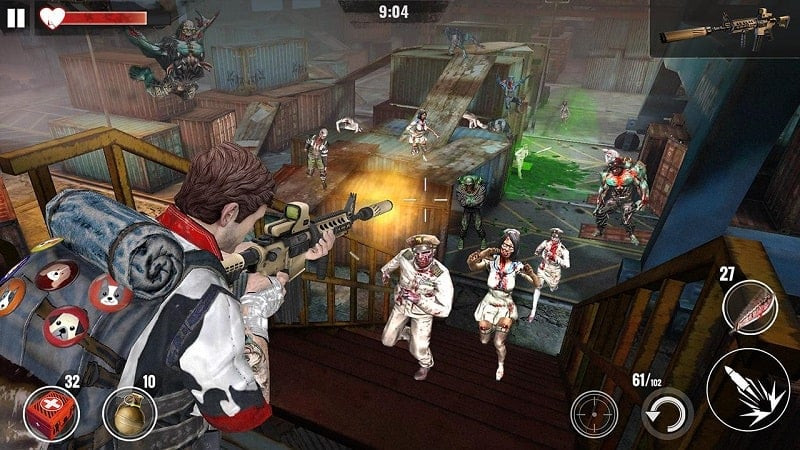 Zombie Hunter in-game screenshot