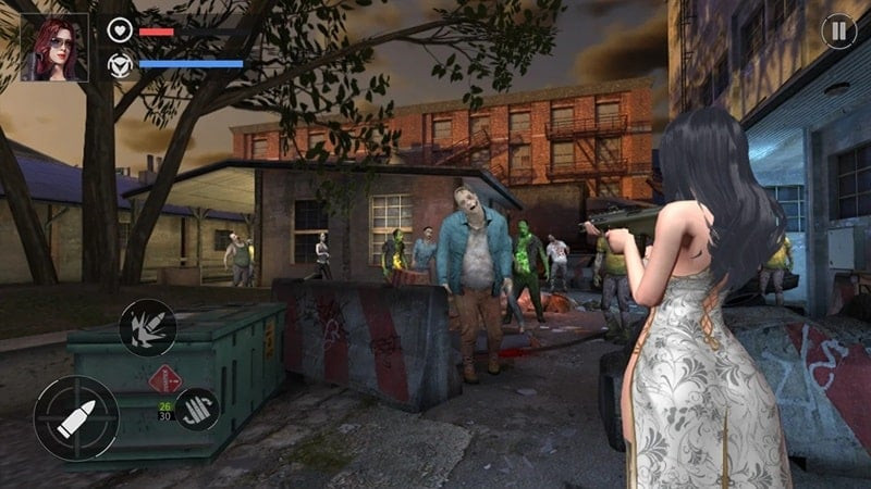 Zombie Hunter: Survival MOD APK weapons screenshot