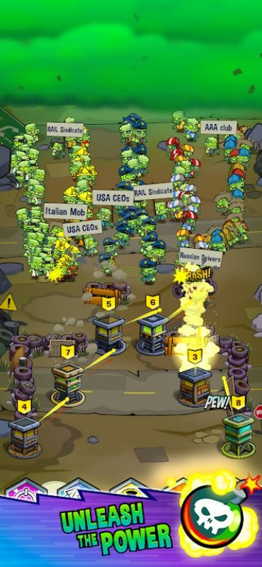 Zombie Nations Gameplay Screenshot